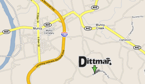 Map to Dittmar Fuels